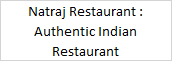 Natraj Restaurant : Authentic Indian Restaurant