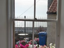 From our kitchen window, over the harbor