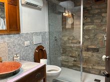 Bathroom at Martina's house, where we stayed:


https://www.tripadvisor.com/Hotel_Review-g1673147-d10516631-Reviews-The_Orangery_Retreat-Tursi_Province_of_Matera_Basilicata.html