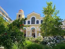 The church right next door to the Goulandris Foundation museum