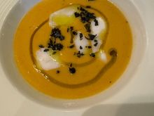 Chick pea soup with cod and black cabbage - a strange combination but very delicious