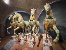 The original horses from the Loggia at St. Mark's Basilica