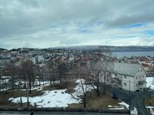 Arrived in Narvik with a cloudy sky