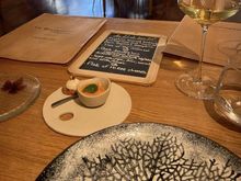 Wow, whipped carrot mousse and peanuts, a smooth sweet and salty explosion of textures and flavour 