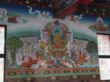 Painting, one of the Tibetan Monasteries