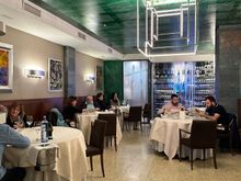 Interior of ASADOR D'BERTO in O'Grove.