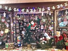 Garland on top is a new addition 