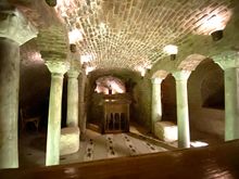 The crypt where the Holy family is said to have rested during their journey to Egypt 