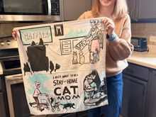 My daughter today. She really is doing OK.. hmmm, wonder who could have bought that towel for her???? 