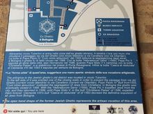 Bologna  Map of the former Jewish Ghetto