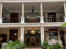 Entry to the Gran Hotel, built in 1901.  Has a really cool lobby with a lot of the original furniture.