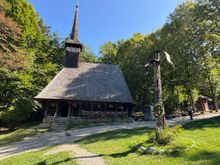 Traditional wooden church - most likely from Maramures