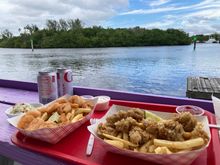Lucy at City Seafood! I had the fried oysters.