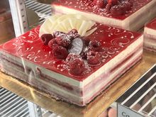 I ate my cannoli too fast to take a photo. Instead a tiny glimpse of what else is on offer inside this bakery.