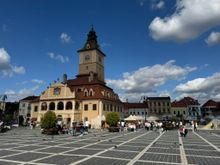 The Main Square in Brasov, Piata Sfatului