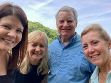Sure was tough spending the day with these lovely birdettes.