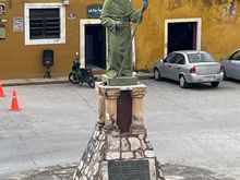 Fray Diego de Lando, oversaw the building of the church, oh and destroyed tons of Mayan codexes so we couldn't find out anything about them.  What are the going to do next, put ratings on movies?