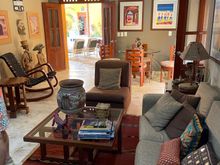 This is the living room of one of the bedroom suites.