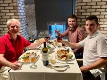 I can’t remember the last time I went to a fancy restaurant and through complete caution to the wind when I came to ordering. I love spoiling those boys!
