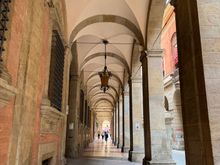 One of the many lovely porticoes