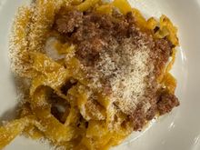 Ristorante Cesari - our tagliatelle Bolognese ragu that we shared - delicious!