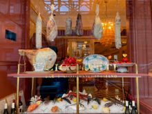 Lunch at Cicchetti's.  Everyone spoke Italian, I get it, it makes sense, but I've been to Olive Garden and they don't speak Italian