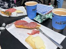 Great little picnic, a little of this, a little of that right on the Bankside.