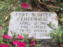 The time capsule in Washington Square Park