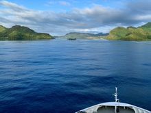 Approaching Huahine