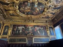 One of the many, many paintings in the Doge Palace