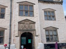 Front of Plas Mawr which was built during Elizabeth the 1st's reign.