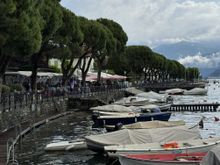 Walking to where we will pick up the water taxi