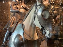 This is King Henry the 8th on a horse with armor.