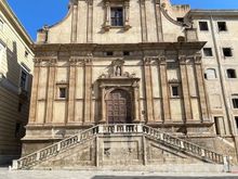 Chiesa di Santa Caterina d'Alessandria, facing the Pretoria fountain (it was closed at the time).
