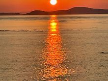 Oh yes, the last time we saw a sunset like this was on a beach in Troncones, Mexico.  There is something about stopping, taking a big breath and watching the sunset on a wonderful day