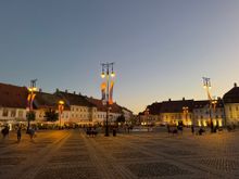 and this photo of Piata Mare was taken a few minutes later