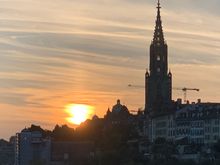 Sunset in Bern