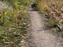 The farmer that owns the field has donated the space for the trail to the crash site. It's about 1/4 mile off the road.