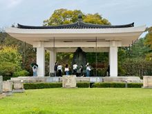 A Korean “treasure “ (their way of identifying objects of major significance and importance), this bell dates from the 8th Century CE.