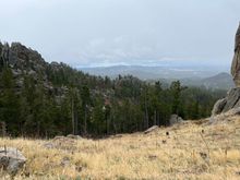 A Custer State Park scenic view spot. The IPhone camera does not do it justice.