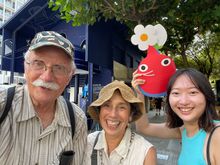 Lovely young woman who spent time talking with us