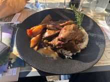 My husband's lunch - Lamb, I think?