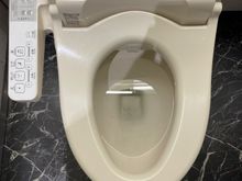 My first experience with a Japanese toilet.  Didn't know whether to sit on it or try to fly it.