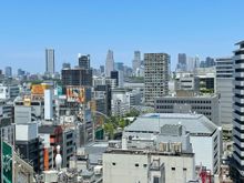 Looking out over the horizon.  In one place we could actually see Mt. Fuji, but too faded to get a picture on the I Phone
