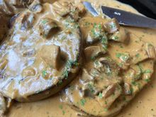 My "serviettenknödel" which literally means napkin bread pudding 