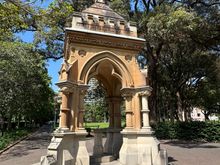 The Frazer Fountain in Hyde Park - a drinking fountain.