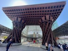 Giant Pagoda style arch