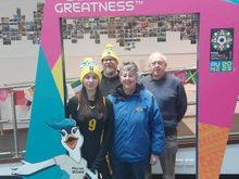 At FIFA women’s World Cup fan zone.