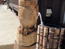 Wooden carvings are typical in this region 