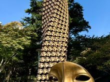 There were lots of whimsical sculptures throughout the city.